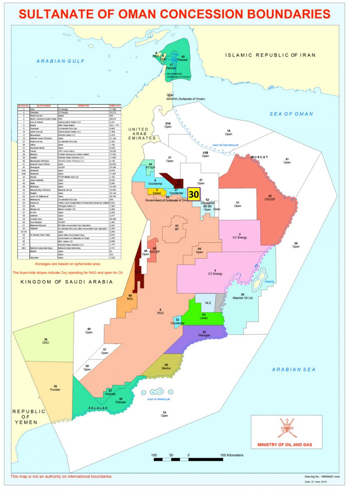 kort over lekhwair Oman