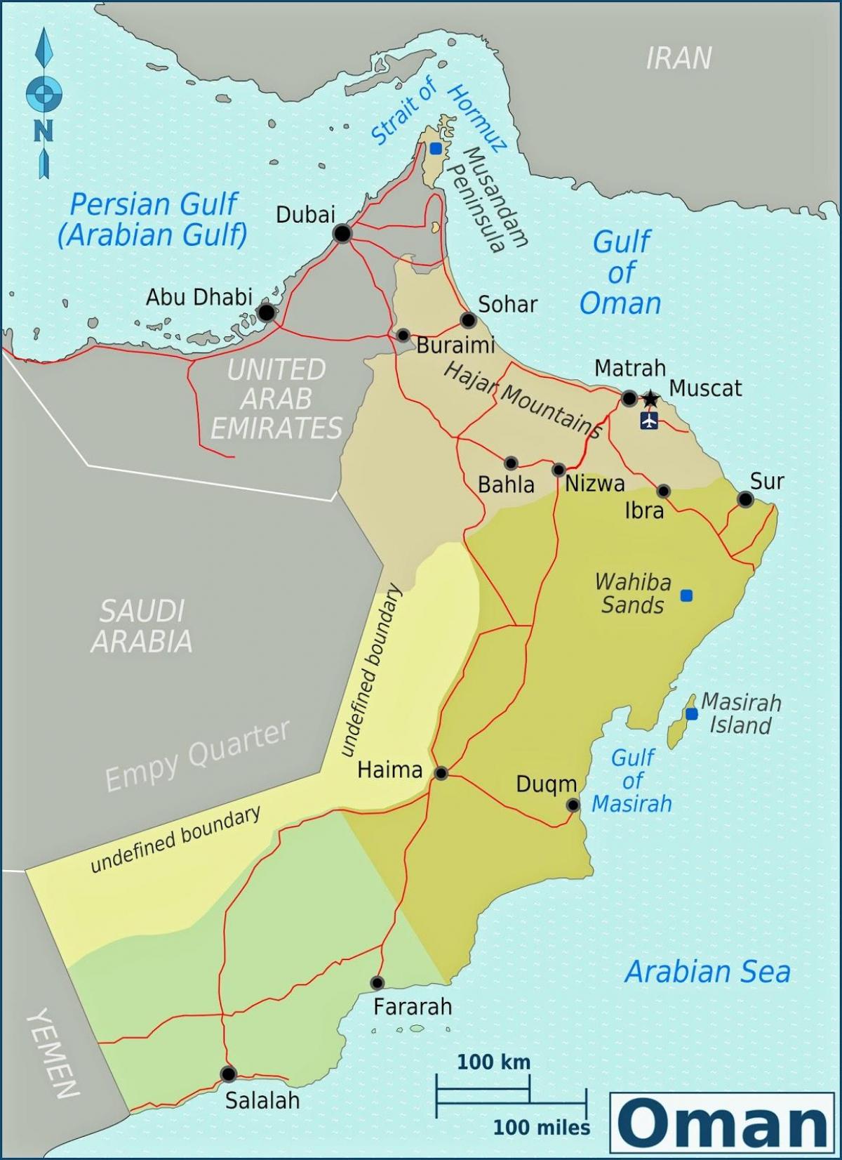 kort over duqm Oman